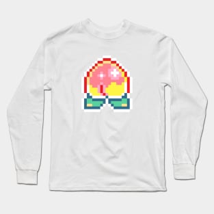 pixel peach Long Sleeve T-Shirt